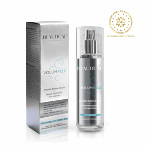 BEAUTICAL VOLUMFIZZ Peptide Bubble Serum_packshot bottle box_AWARD