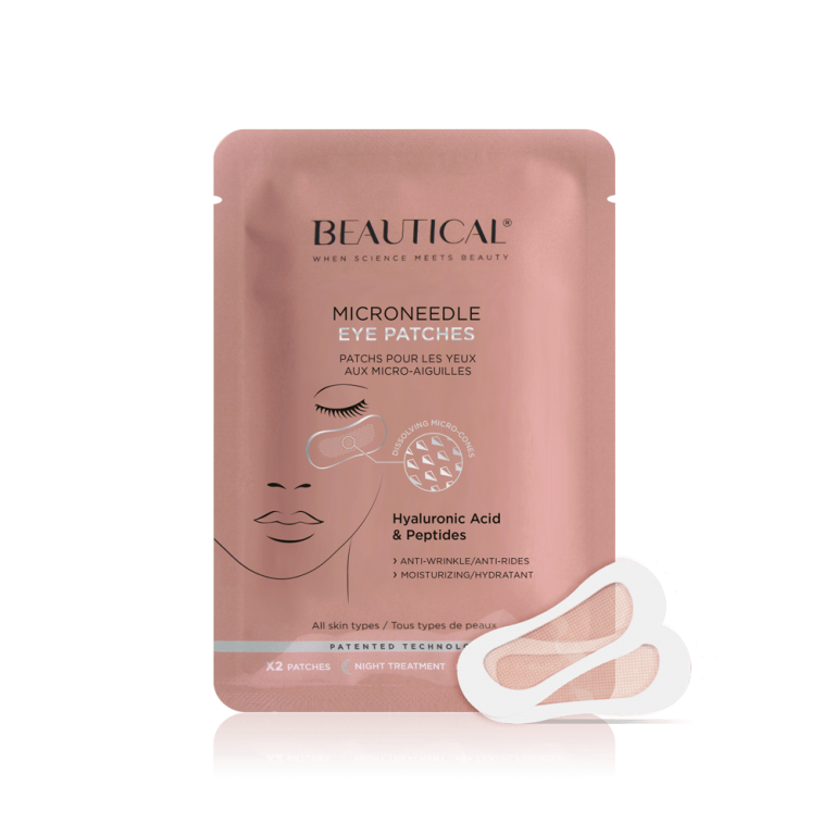 beautical microneedle eye patches hyaluronic acid anti wrinkle anti aging