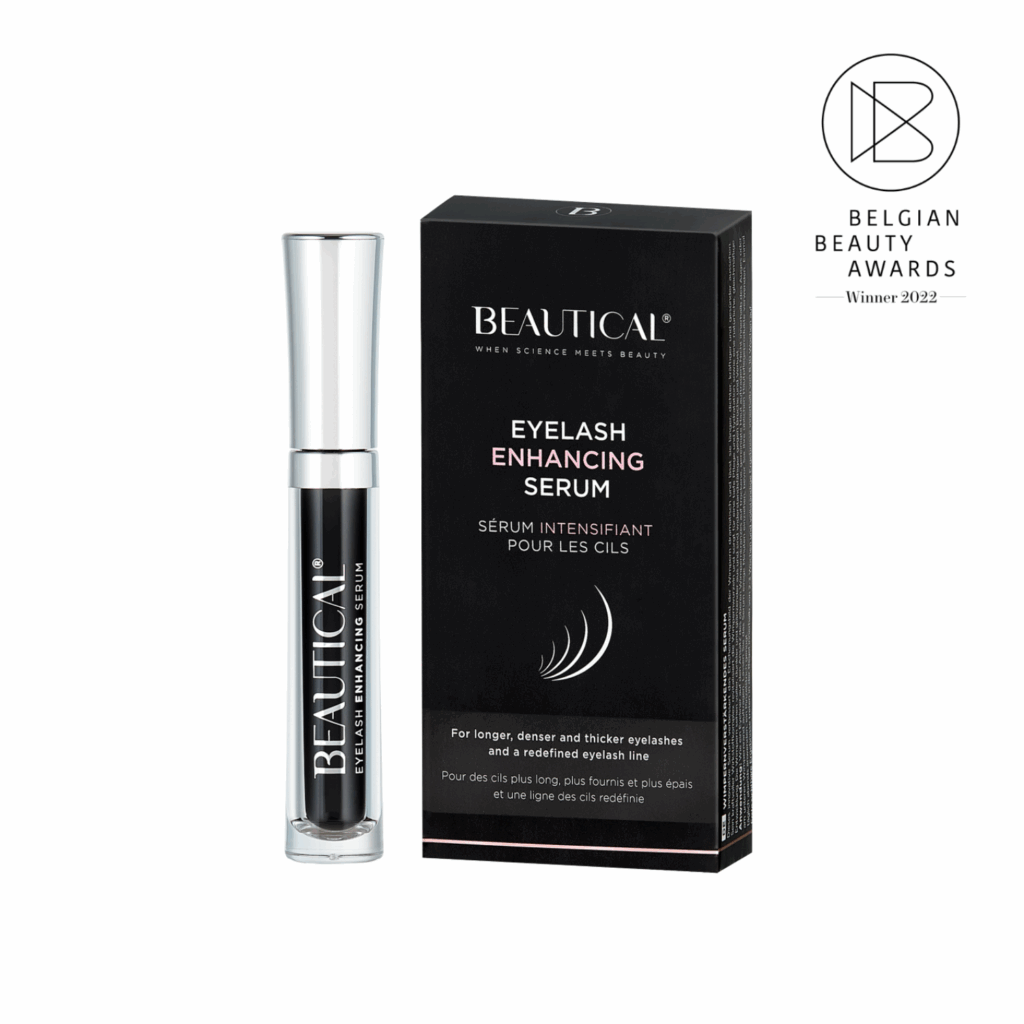 BEAUTICAL Eyelash Enhancing Serum_packshot bottle box award