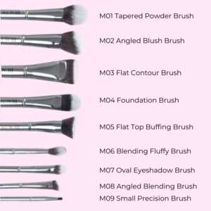 BEAUTICAL METAL GLAM Brush Set description