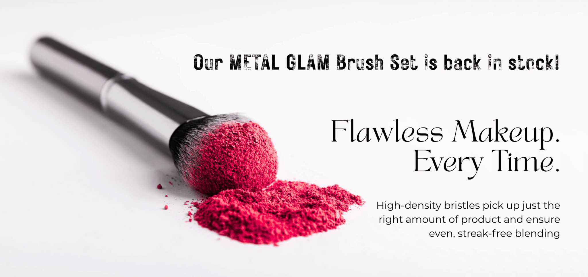 BEAUTICAL METAL GLAM brush set back in stock EN