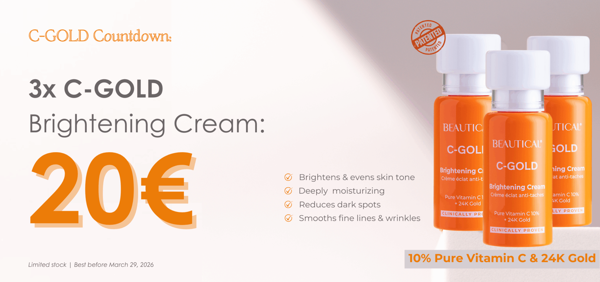 BEAUTICAL C-GOLD countdown EN