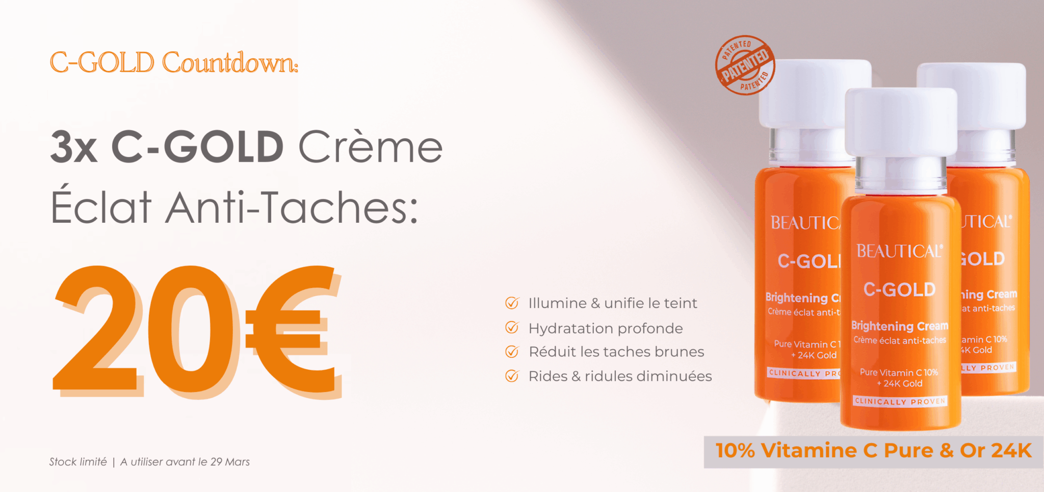 BEAUTICAL C-GOLD countdown FR