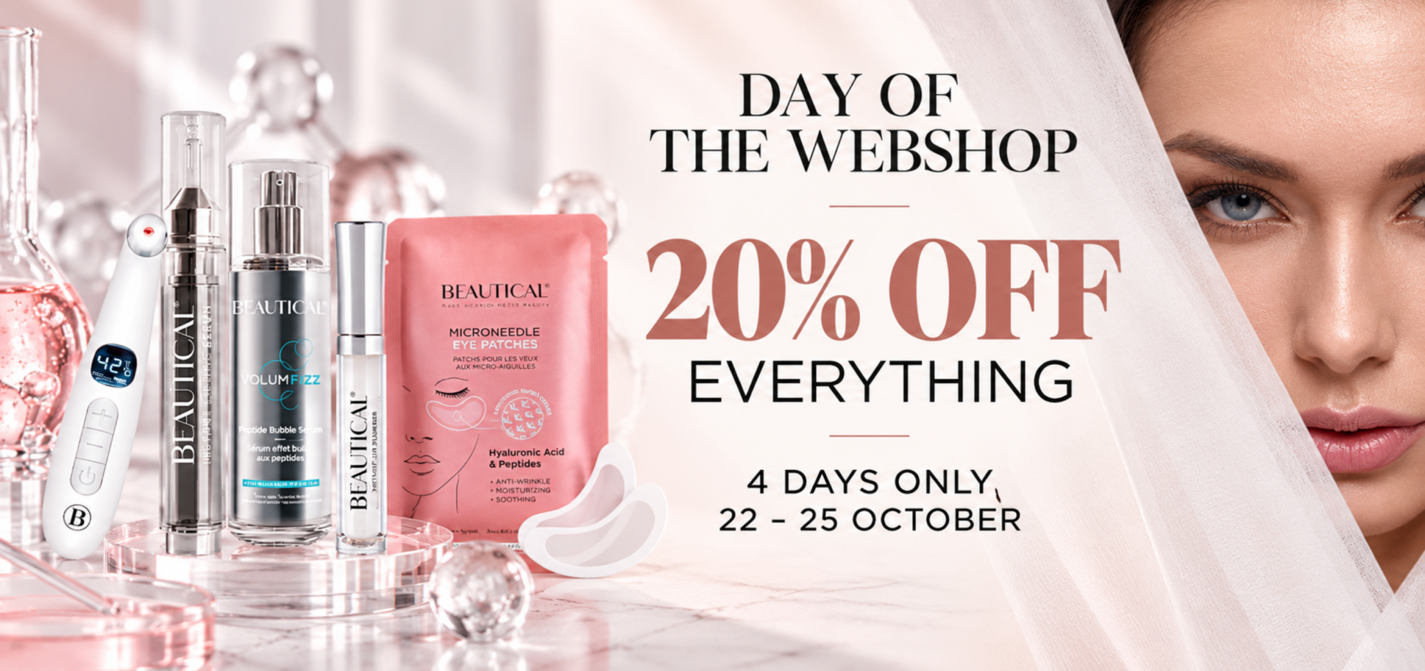 BEAUTICAL Day of the Webshop banner EN