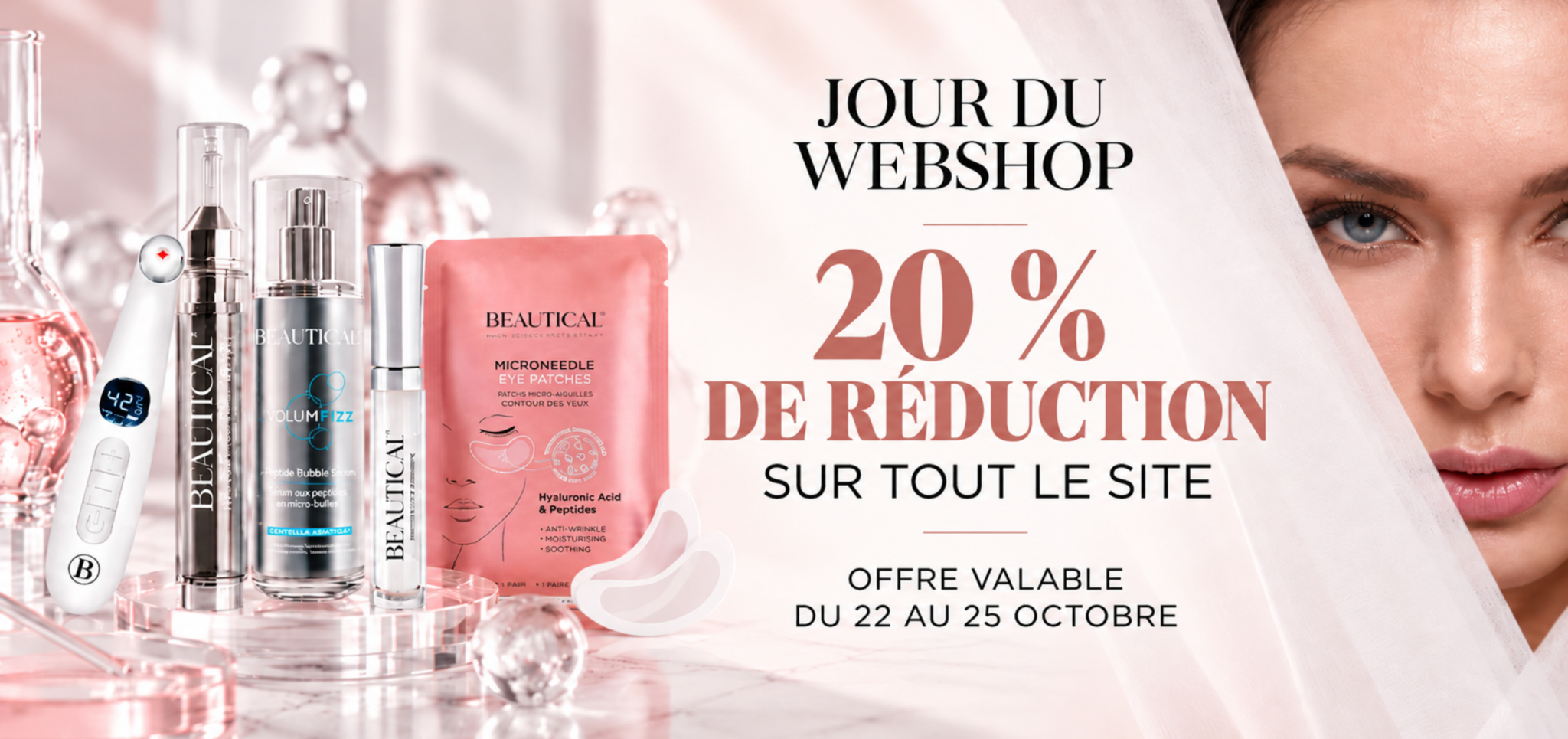 BEAUTICAL Day of the Webshop banner FR